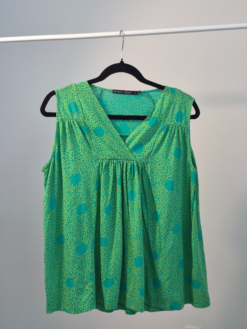 Gudrun Sjoden Green Organic Cotton Tunic Top L